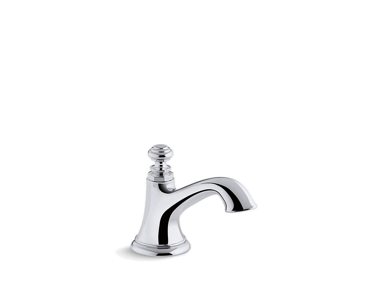 Kohler Artefacts avec bec de lavabo de salle de bains largement répandu en forme de cloche - Chrome poli