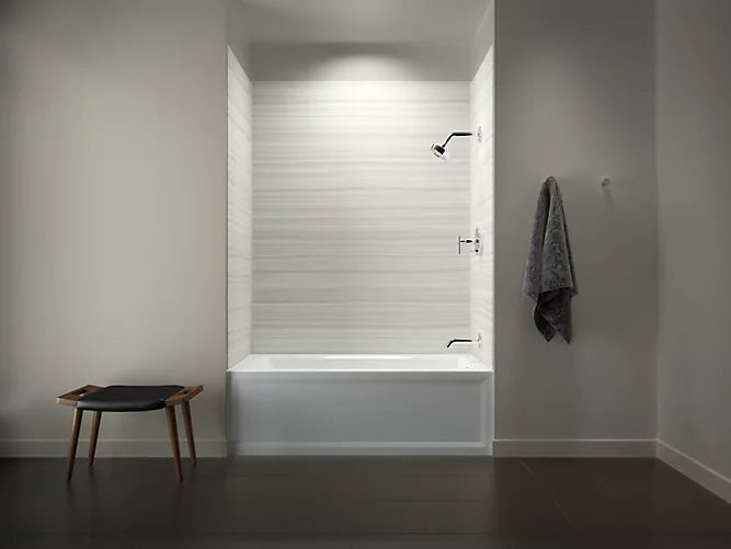 Kohler - Archer 60" X 32" Alcove Bath With Integral Apron, Integral Flange And Right-Hand Drain