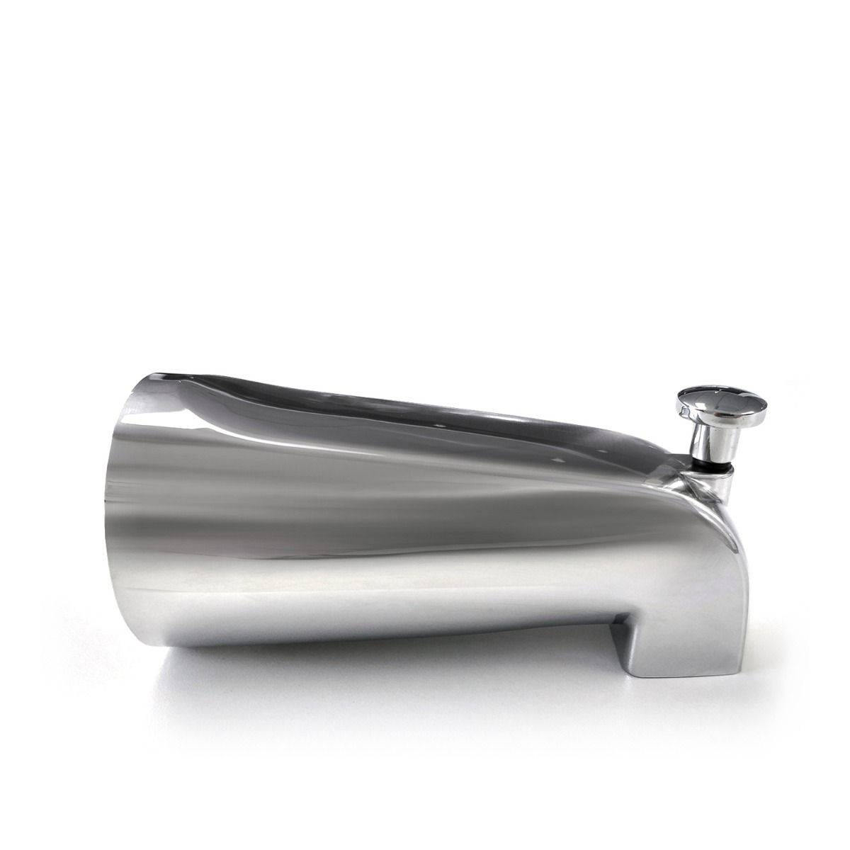 Kalia 5.25" Bath Tub Spout With Diverter for Handshower - Chrome