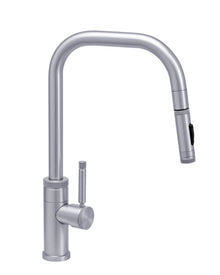 Waterstone Fulton Industrial PLP Pulldown Faucet – Angled Spout – Toggle Sprayer 10220
