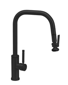 Waterstone Fulton Industrial PLP Pulldown Faucet – Angled Spout – Lever Sprayer 10270