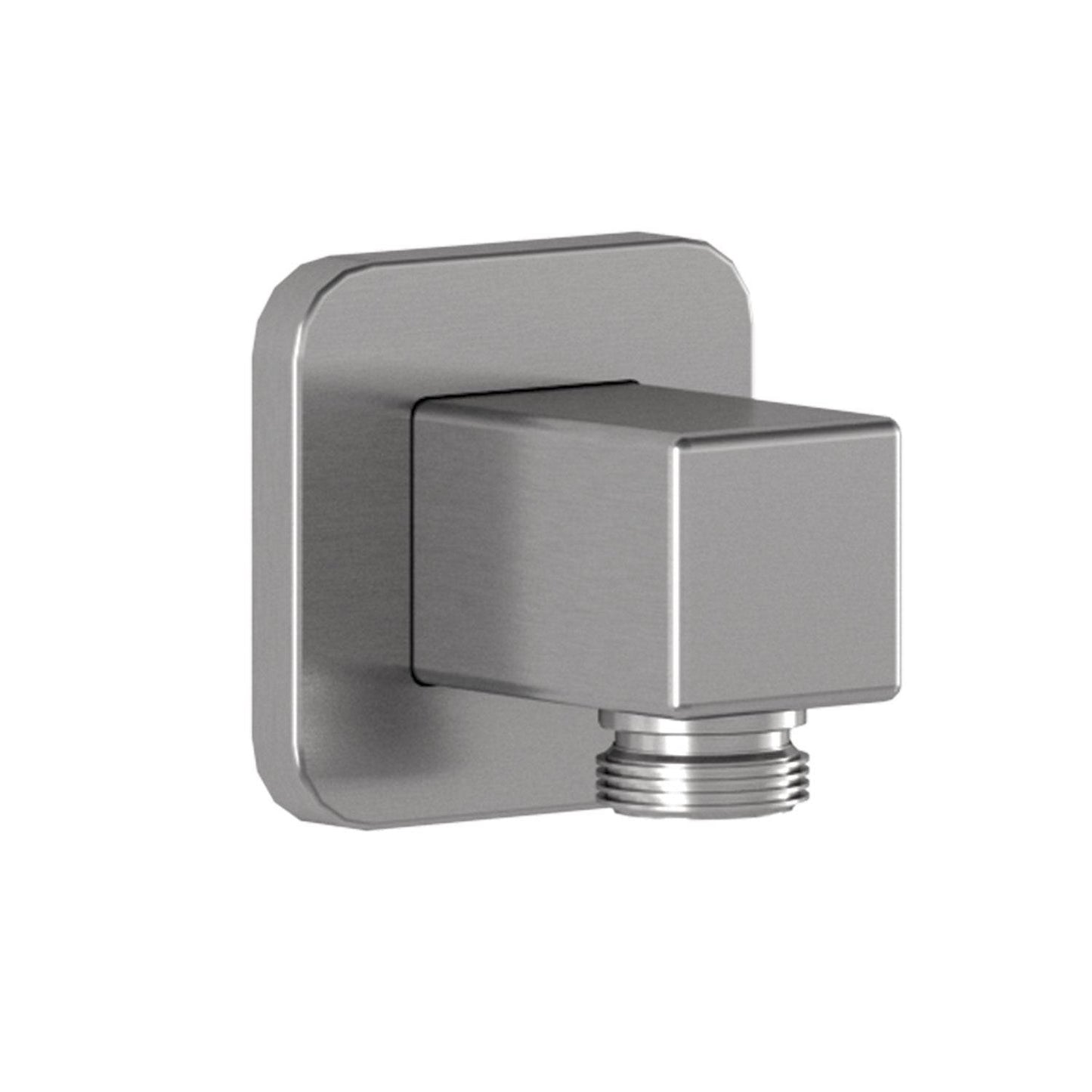 Kalia Square Shower Wall Outlet- Pure Nickel PVD