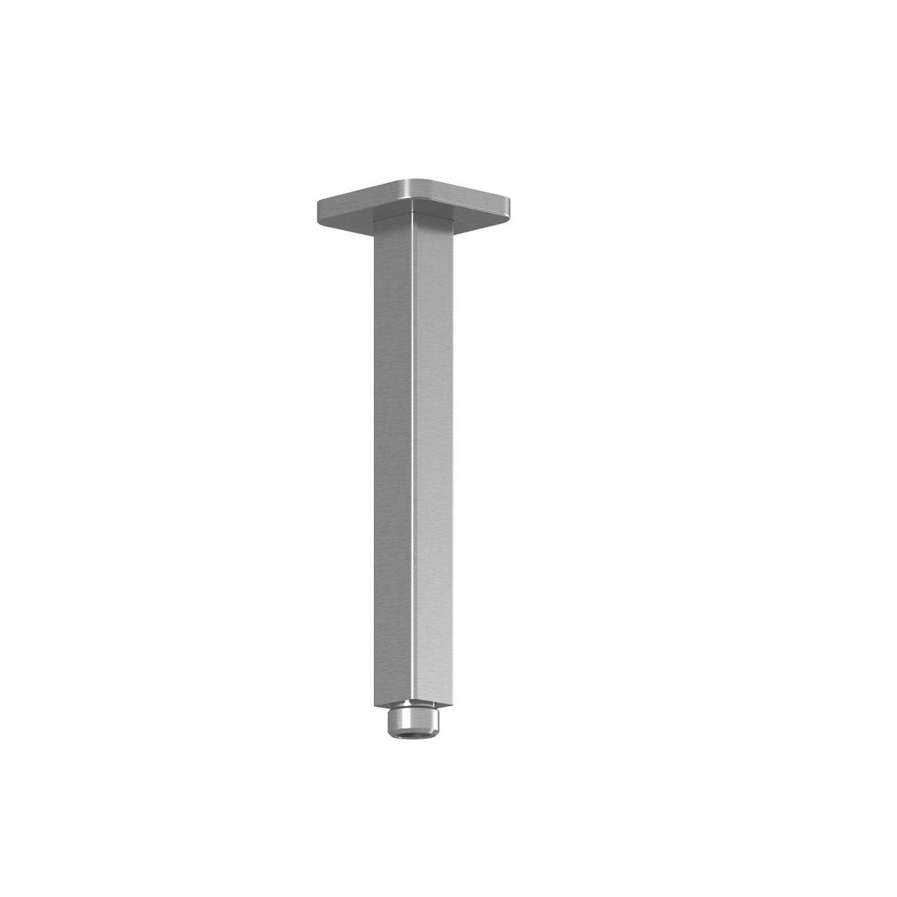 Kalia 8.87" Ceiling Square Shower Arm With Flange- Pure Nickel PVD
