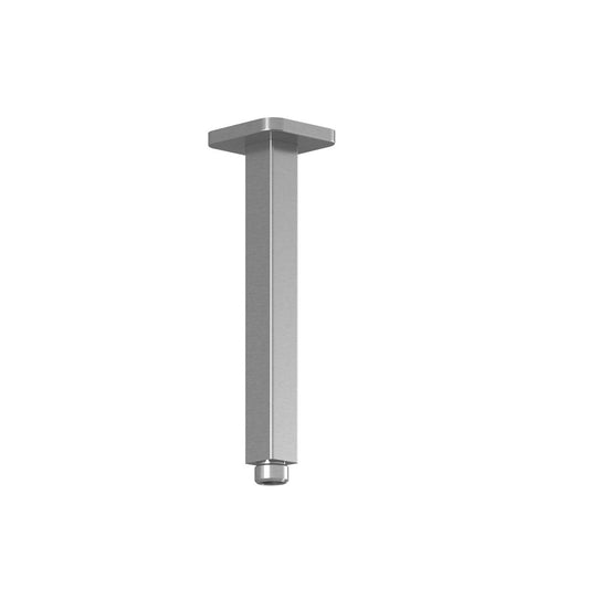 Kalia 8.87" Ceiling Square Shower Arm With Flange- Pure Nickel PVD