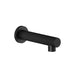Kalia 1/2” Cooper “slip fit” Inlet or Male Water Inlet 1/2NPT with 76 mm (3”) adjustment Round Bathtub Spout- Matte Black
