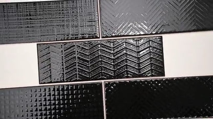 MSI Backsplash and Wall Tile Urbano Ink 3D Mix 4" x 12"