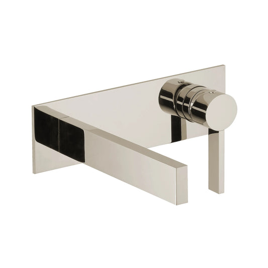 Aquadesign Products Wall Mount Basin – Drain Not Included (Caso 500021) - Polished Nickel