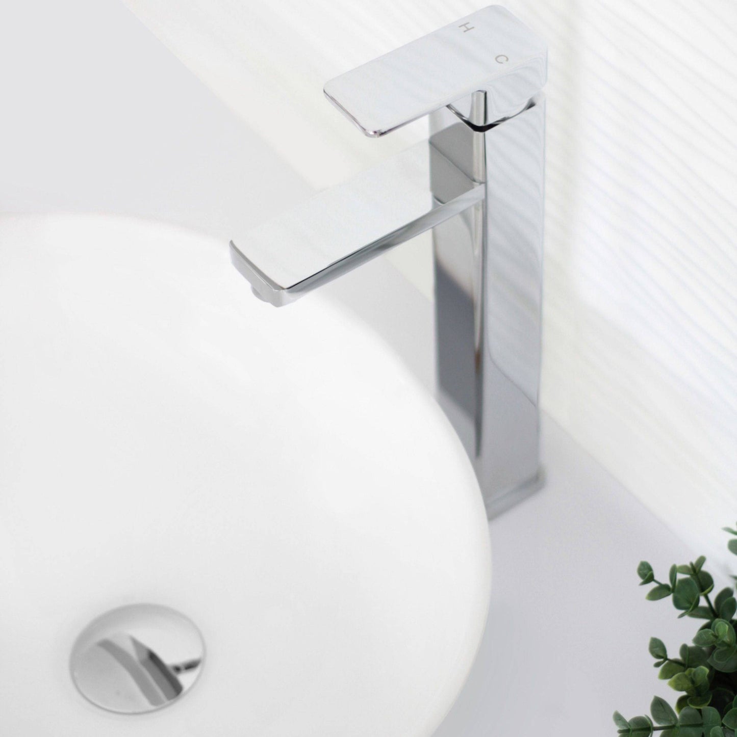 Stylish Daysi 12" Single Handle Bathroom Vessel Faucet Polished Chrome B-121C - Renoz
