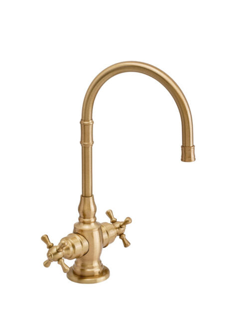 Waterstone Pembroke Hot and Cold Filtration Faucet – Cross Handles 1252HC