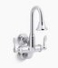 Robinet d'évier de service Kohler Triton Bowe Cannock 12 Gpm avec bec col de cygne 3-11/16 po et poignées à levier - Chrome