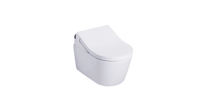 Toilette suspendue Toto Rp Washlet+ Rx - 1,28 GPF et 0,9 GPF - Argent mat (chasse automatique)