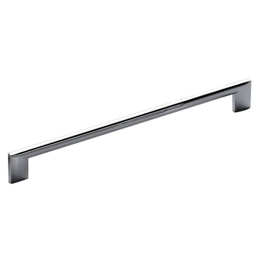 Pomelli Designs Willowdale 10 Inch Cabinet Pull Handle- Polished Chrome - Renoz