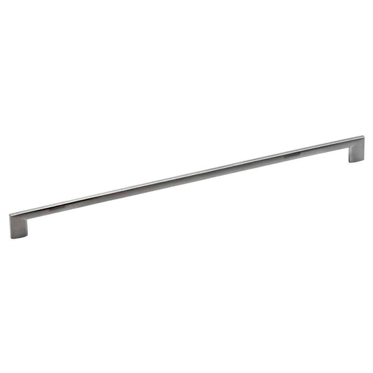 Pomelli Designs Willowdale 15 Inch Cabinet And Drawer Pull Handle- Brushed Nickel - Renoz