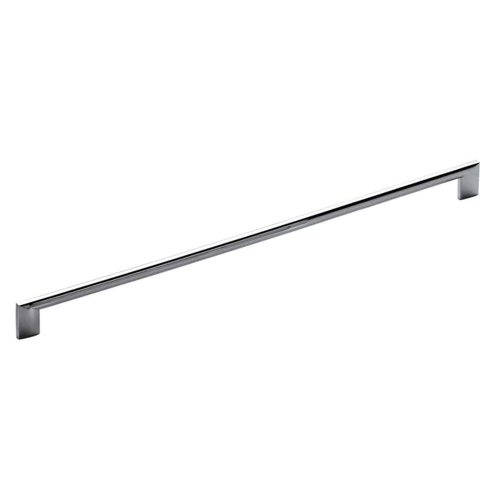 Pomelli Designs Willowdale 15 Inch Cabinet Pull Handle- Polished Chrome - Renoz