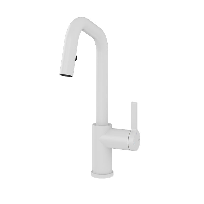 Rubi Loft Endricks R 15.25" Single Lever Kitchen Faucet- White