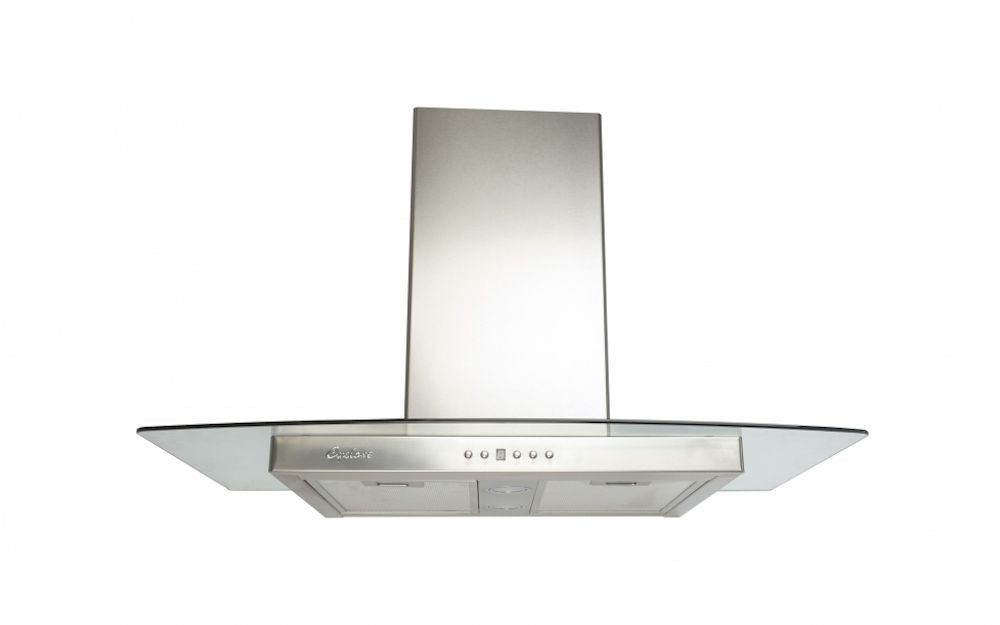 Cyclone Alito Collection SCB502 30" Wall Mount Range Hood Kitchen Exhaust Fan With Baffle Filters