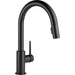 Delta TRINSIC Single Handle Pull-Down Kitchen Faucet- Matte Black