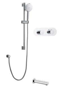 Streamline Cavalli CAVKIT10 Thermostatic Shower Kit with Round Hand Shower And Tub Filler (Shower Head Sold Separately)