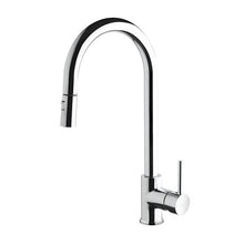 Streamline Newform Kitchen REAL Kitchen Faucet Single Lever with Swivel Spout and Double Jet Pull Out Hand Shower