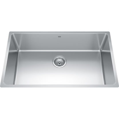 Kindred Brookmore 30.5" x 18.12" Undermount Single Bowl Stainless Steel Kitchen Sink
