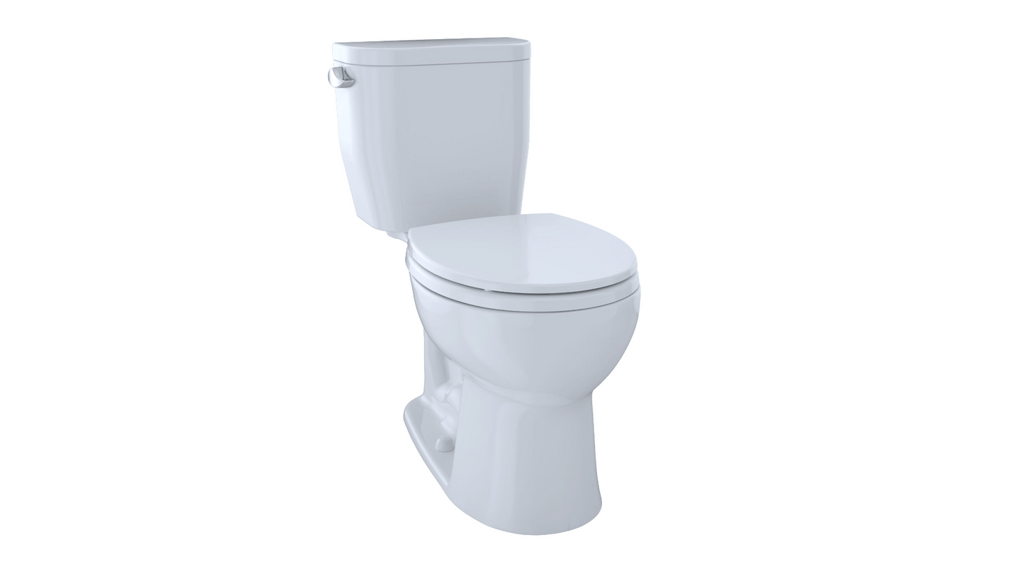 Toilette ronde à couplage étroit Toto Entrada 1,28 gpf (siège vendu séparément)
