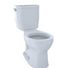 Toilette ronde à couplage étroit Toto Entrada 1,28 gpf (siège vendu séparément)