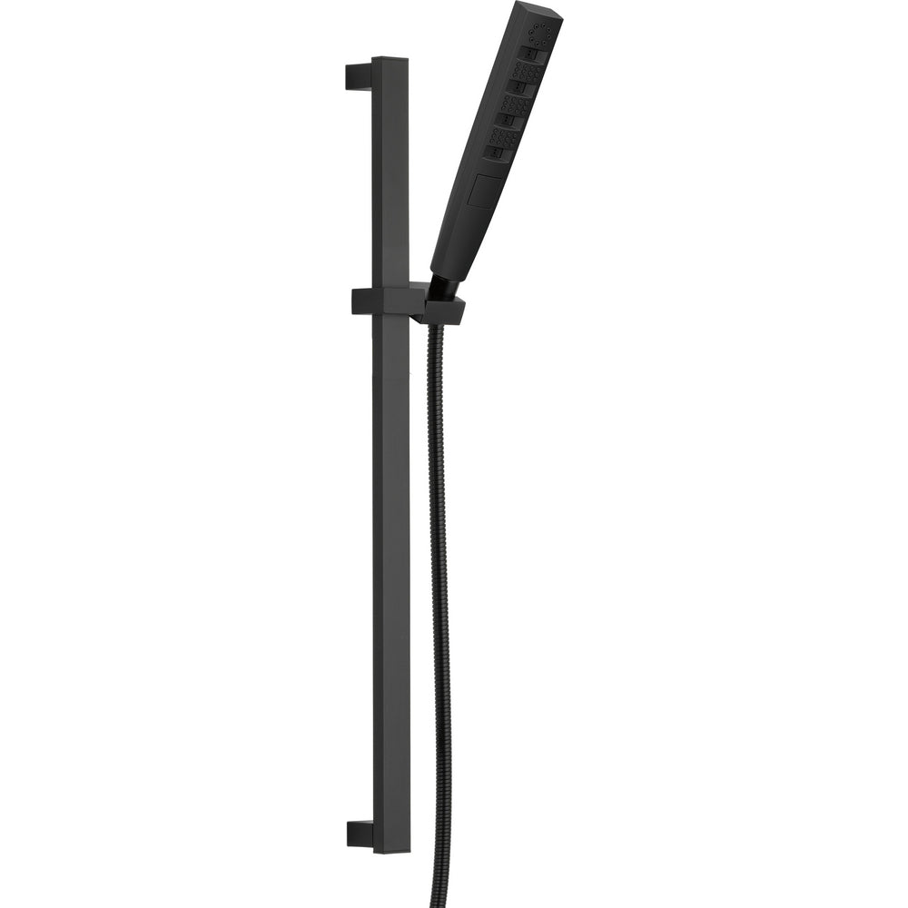 Delta H2Okinetic Hand Shower 1.75 GPM w/Slide Bar 4S- Matte Black
