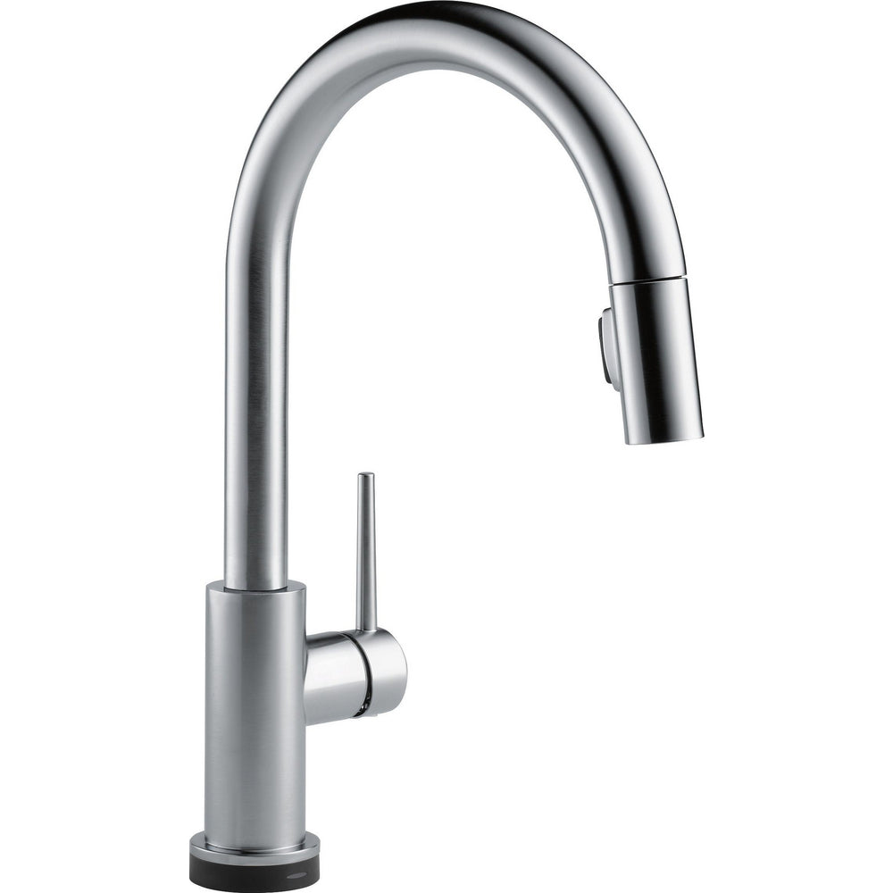 Delta TRINSIC Single Handle Pull-Down Kitchen Faucet with Touch2O Technology- Arctic Stainless