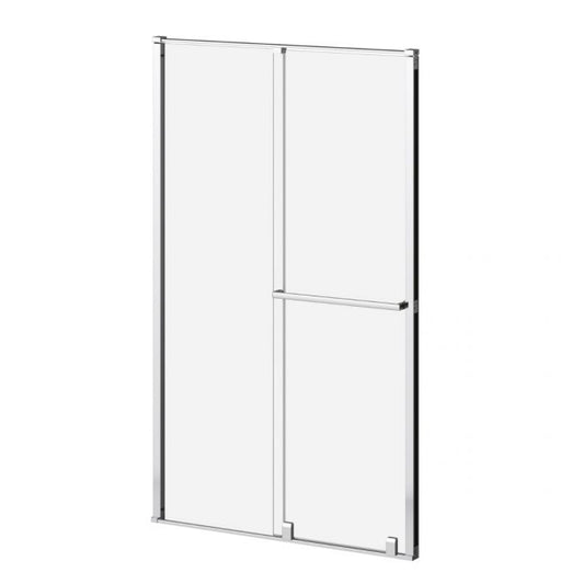 Kalia BALANCIA 48" x 79" Sliding Shower Door With Clear Glass - Bright Chrome