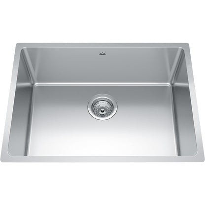 Kindred Brookmore 24.62" x 18.12" Undermount Single Bowl Stainless Steel Kitchen Sink