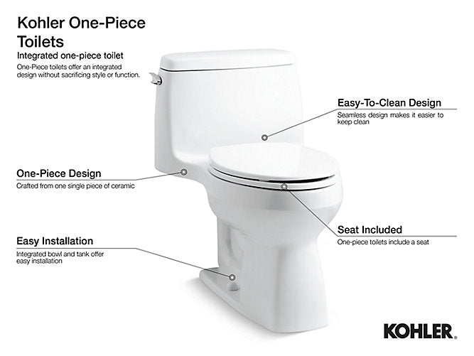 Toilette d'une pièce Elongated 1.28 GPF de hauteur Ortonbath Comfort avec  technologie Aqua piston Flush, chemin de fer dissimulé et levier de  déclenchement droit, blanc - Chine Toilettes de Glacier Bay, toilettes
