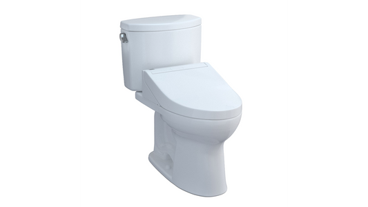 Toto Drake II Washlet C5 Two Piece Toilet 1.28 GPF- Cotton