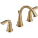 Delta Robinet de salle de bains espacé à deux poignées et 3 trous LAHARA - Bronze champagne
