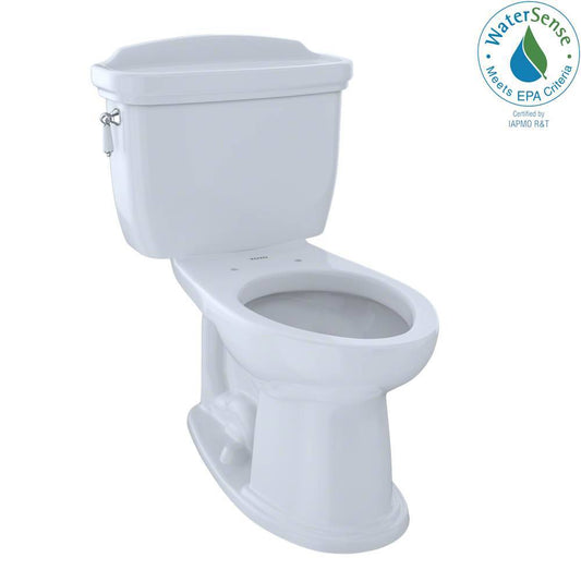 Toto Eco Dartmouth Two Piece Toilet, 1.28 GPF, Elongated Bowl (Seat Sold Separately)