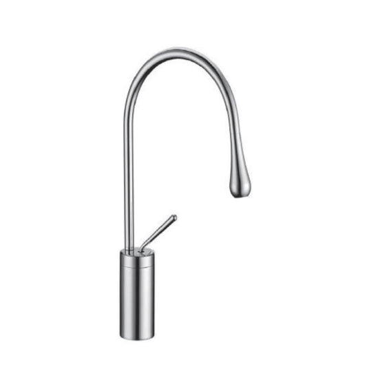 Streamline Cavalli Drop Lavabo monotrou 19" avec robinet de lavabo de salle de bain 1,5 gpm avec bec goutte d'eau