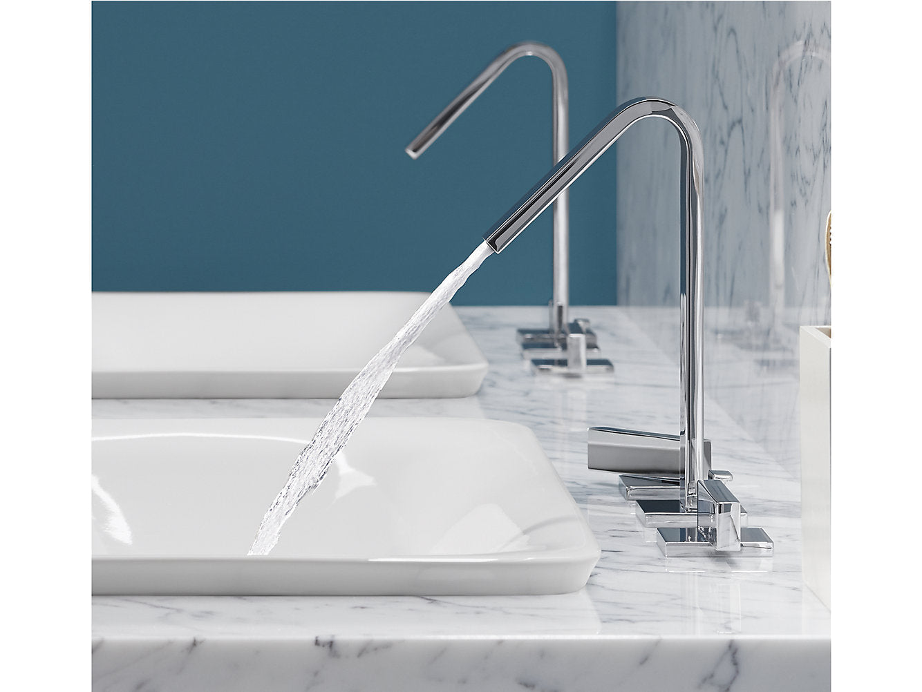 Kohler Loure Widespread Bathroom Sink Faucet - Chrome