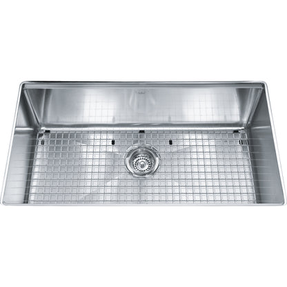 Kindred 30.69" x 18" Stainless Steel 18 Gauge Single Bowl Undermount Kitchen Sink With Bottom Grid