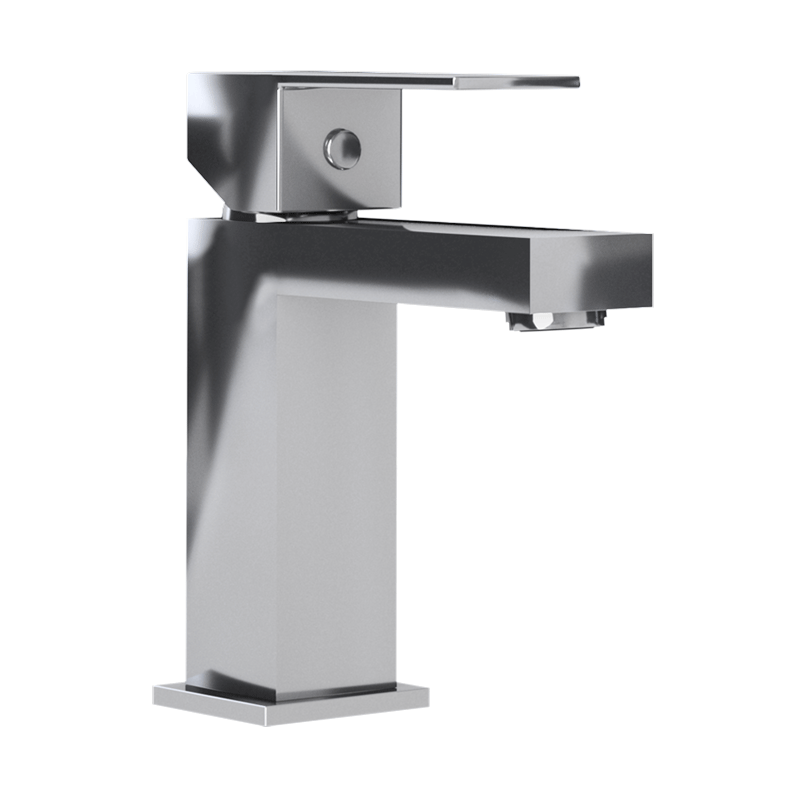 Rubi Quatro 5.37" Single Lever Bathroom Sink Faucet- Chrome RQT11BCC