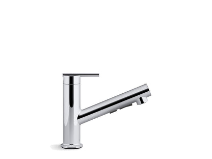 Kohler Crue Pull Out Single Handle Kitchen Sink Faucet - Chrome