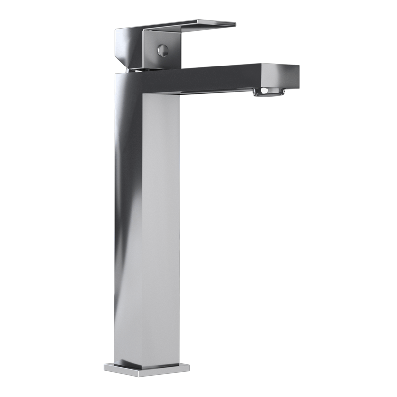 Rubi Quatro 11" Vessel Single Lever Bathroom Sink Faucet- Chrome