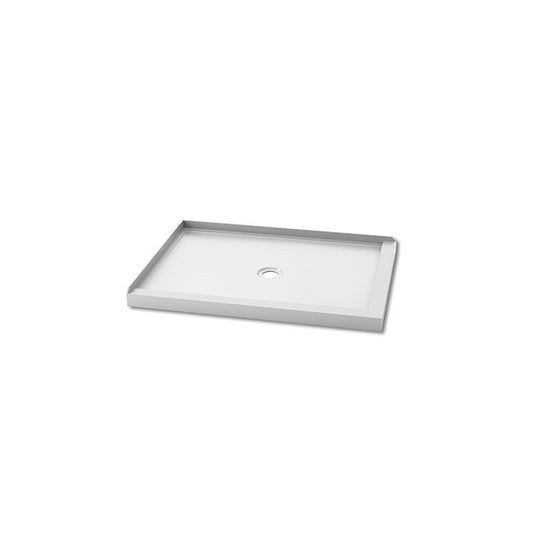 Base de douche rectangulaire en acrylique Kalia SPEC Koncept 48" x 36" avec drain centré