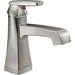 Delta ASHLYN Single Handle Bathroom Faucet- Stainless Steel (With Pop-up Drain)