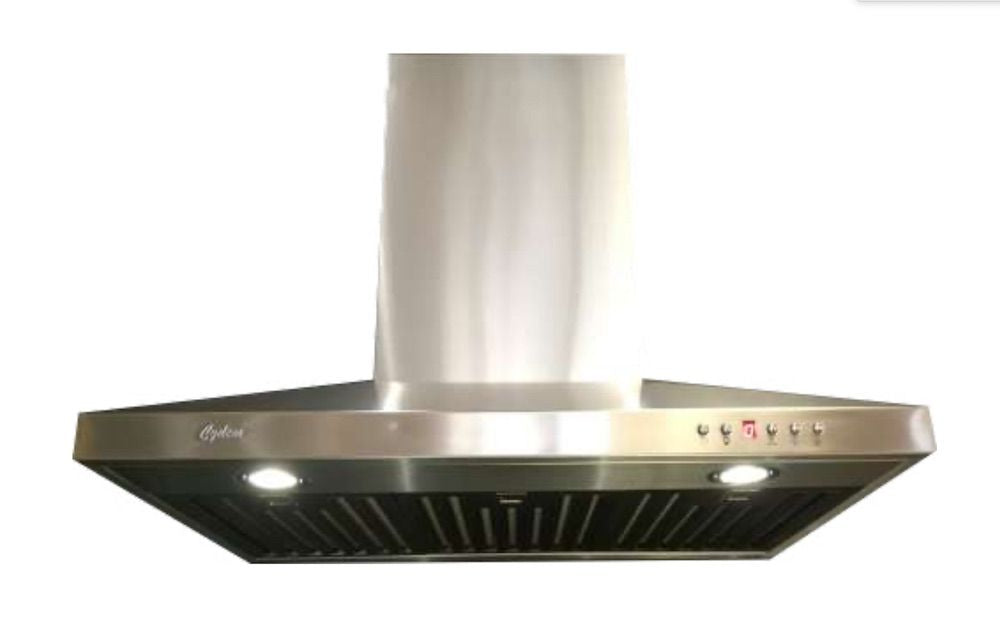 Cyclone Alito Collection SCB516 30" Wall Mount Range Hood Kitchen Exhaust Fan- Stainless Steel