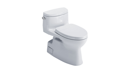 Toilette monobloc Toto Carolina II, cuvette allongée - 1,28 GPF - Washlet + connexion jupe 25 5/8" MS644124CEFG