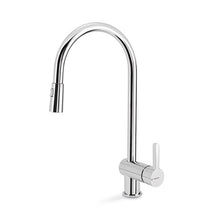 Streamline Newform Kitchen Ergo Single Lever Kitchen Faucet with Swivel Spout and Double Jet Pull-out Handshower