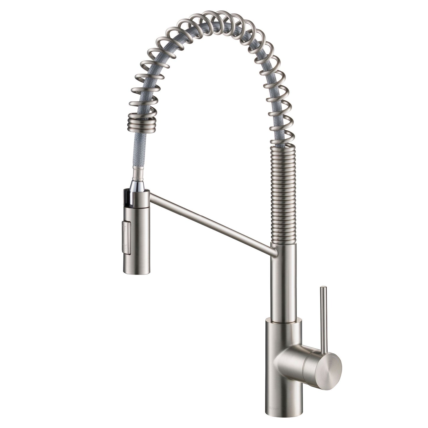 Kraus Oletto 21.75" Commercial Style Pull-Down Kitchen Faucet in Spot Free Stainless Steel