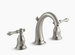 Kohler Kelston Widespread Bathroom Sink Faucet - Vibrant Brushed Nickel