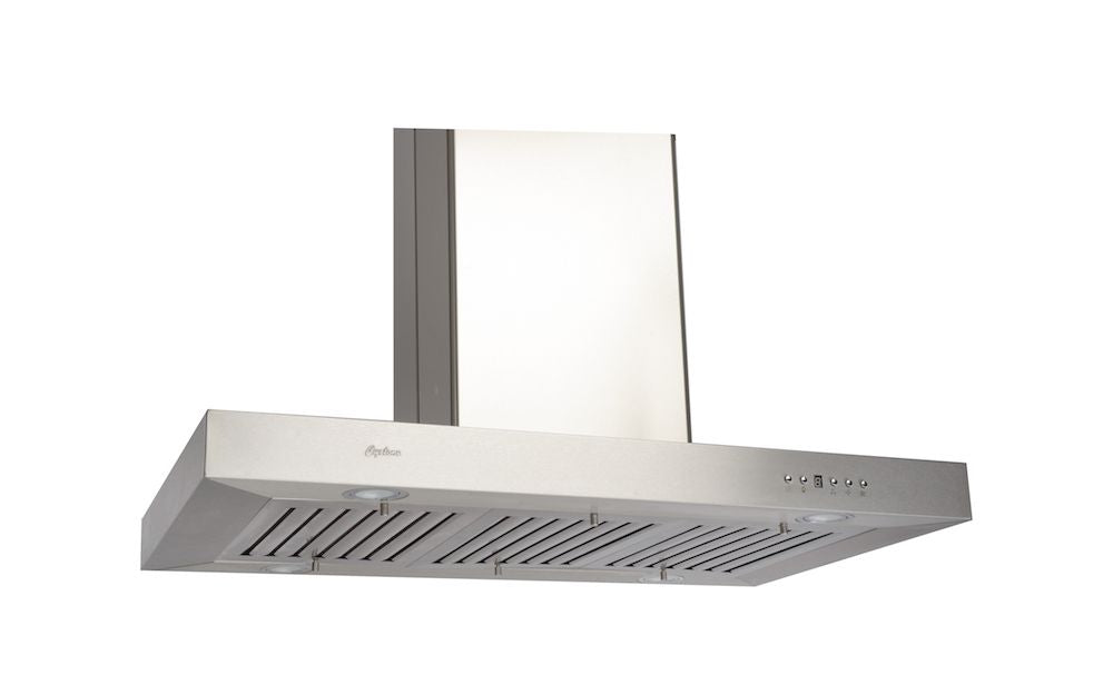 Cyclone Alito Collection SI323 36" Island Range Hood Kitchen Exhaust Fan With Mesh Filter