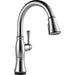 Delta CASSIDY Single Handle Pull-Down Kitchen Faucet with Touch2O and ShieldSpray Technologies- Lumicoat Arctic Stainless