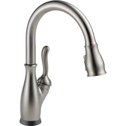 Delta LELAND Single Handle Pull-Down Kitchen Faucet with Touch2O and ShieldSpray Technologies- Spotshield Stainless